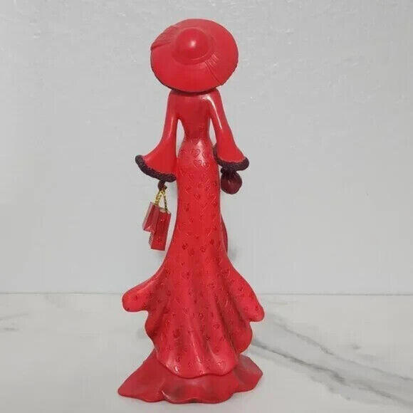 2/$50 Thomas Kinkade In the Red Spirit Figurine #1087A – 2009 Passion for Red - Picture 4 of 8